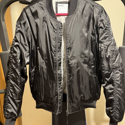 Bershka Bomber Jacket Small black like new