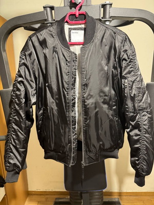 Bershka Bomber Jacket Small black like new