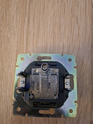 TV/SAT pass-through socket white new