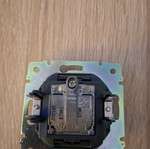 TV/SAT pass-through socket white new