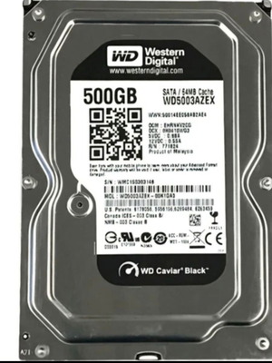 WD Black 500GB HDD SATA 3.5 like new