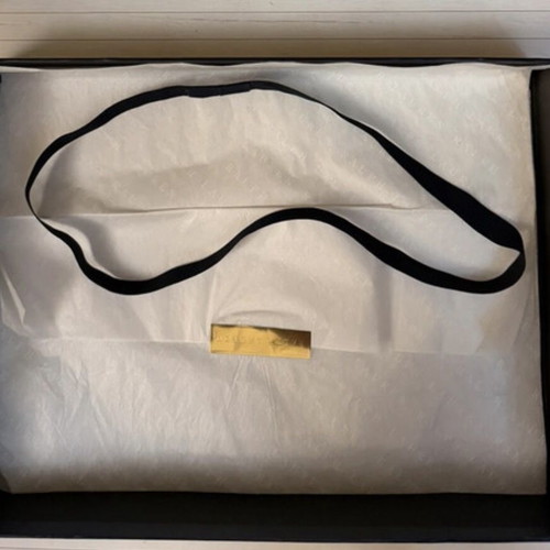 Ralph Lauren Large Hard Box like new with paper and ribbon