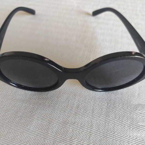 Le Specs The Dandy sunglasses used, black oval frame