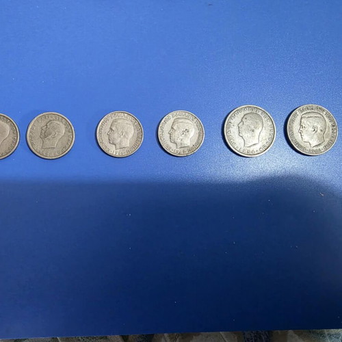 29 Greek coins from 1869 to 1968