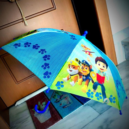 Paw Patrol kids umbrella new, blue-turquoise