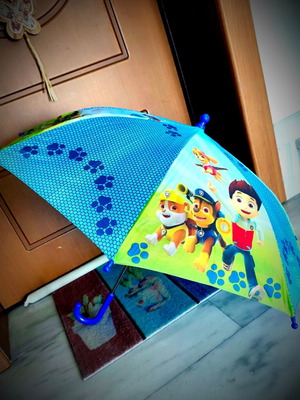 Paw Patrol kids umbrella new, blue-turquoise