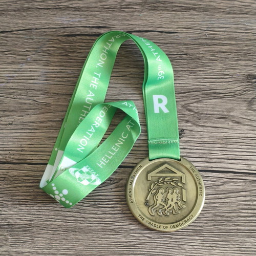 Athens Marathon 39th Authentic Medal 2022 5K used
