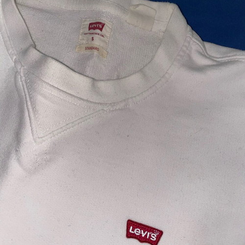Levi’s white sweatshirt like new, size S