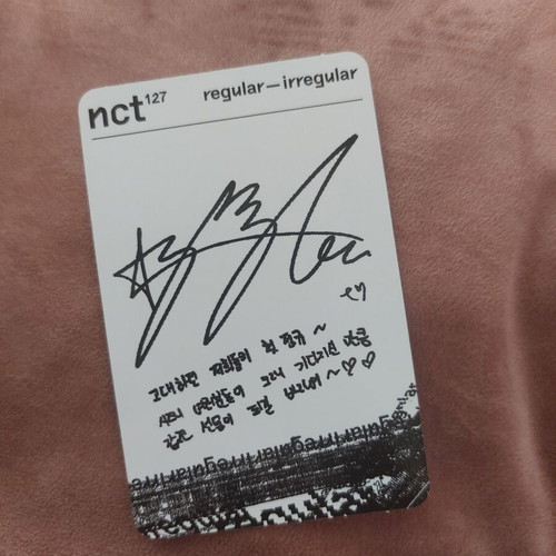 Taeyong Regular-Irregular Photocard like new