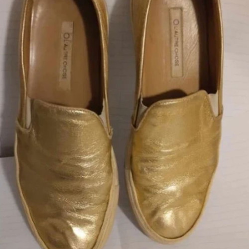 Pantofle Gold Shoes L’Autre Chose Size 40 Used