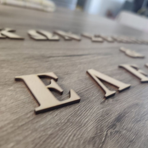 Wooden Letters and Laser Cut Elements for Crafts new