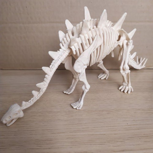 Assembled plastic dinosaur skeleton like new