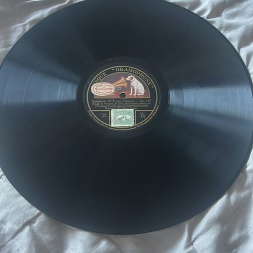 Beethoven 9th Symphony gramophone record used, classical