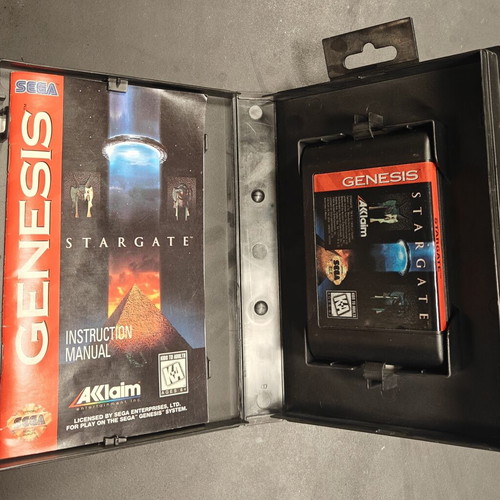 Stargate Sega Genesis game like new, complete