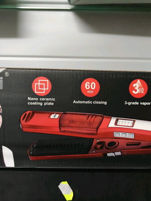 Ισιωτική πρέσα μαλλιών με ατμό 65 Watt καινούργιο