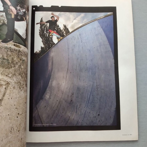 Side Walk Skateboard Magazine #190 July 2012 used, includes stickers