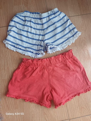 Σετ σορτσάκια και μπλουζάκια Mothercare μεταχειρισμένα για κορίτσι 2-3 ετών