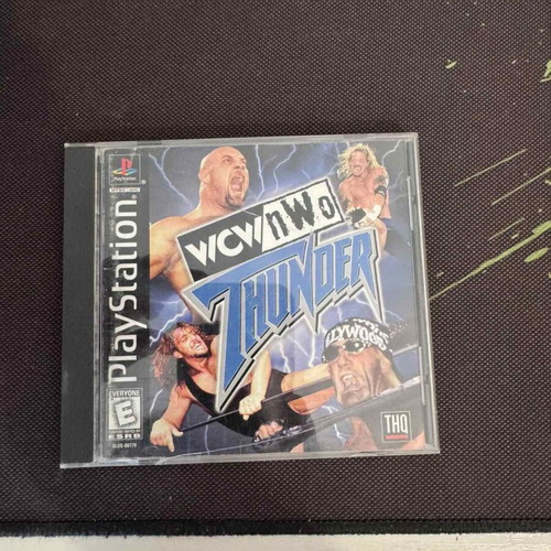 Wcw nWo Thunder PlayStation 1 game used