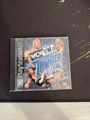 Wcw nWo Thunder PlayStation 1 game used