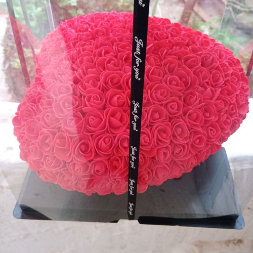 Heart made of roses like new