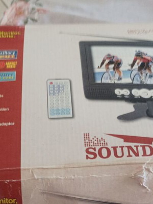 Soundovox SX-79TFT portable car TV used, 7-inch TFT LCD screen