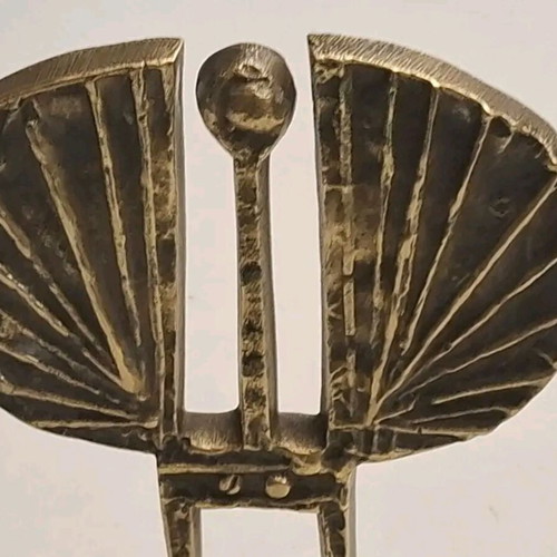 Brass sculpture by I. Moralis Angel like new