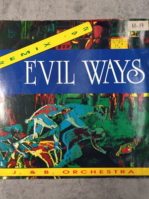 J&B Orchestra Evil Ways Remix '92 12″ vinyl maxi single used