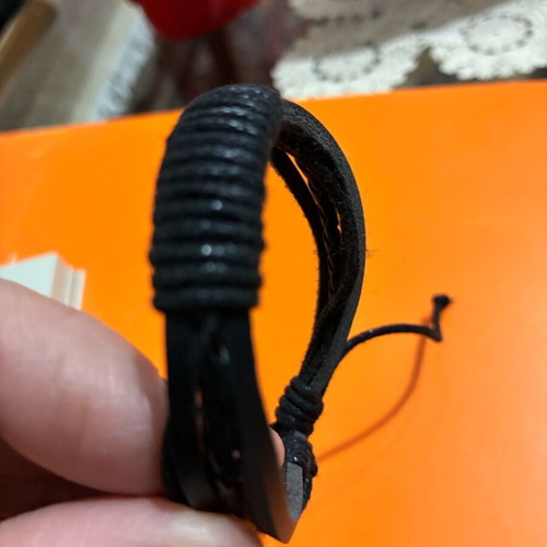 Leather men's bracelet new