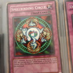 Yu-Gi-Oh card Spellbinding Circle like new