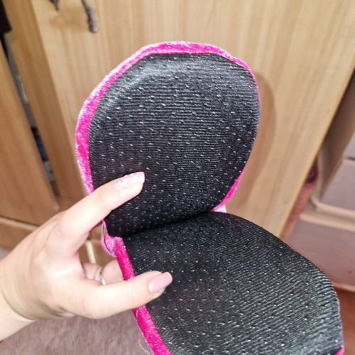 Slippers socks for home new, fuchsia, size 37