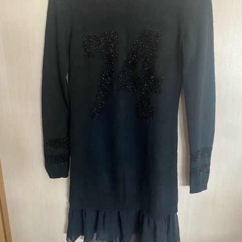 Sisley Dress Black like new, size XXL for 12 years old