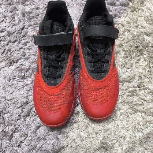 Adidas sports shoes for boys, red, size 38