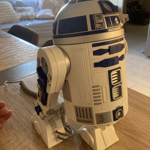 R2-D2 Star Wars collectible telephone 1999 with sounds and lights