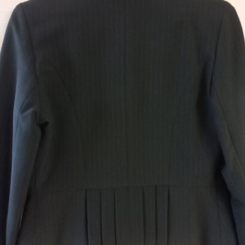 Set dress and jacket like new, black with thin stripes