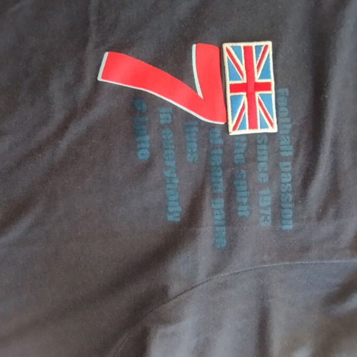 Lotto England No 7 Sports T-Shirt size S used, navy blue