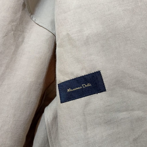 Massimo Dutti linen blazer like new, size 50, beige