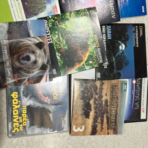Documentary DVD set like new, pack of 9, with subtitles