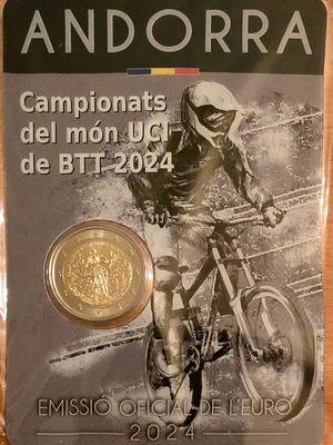 Ανδόρα 2 ευρώ 2024 καινούργιο, Παγκόσμιο πρωτάθλημα UCI Mountain Bike