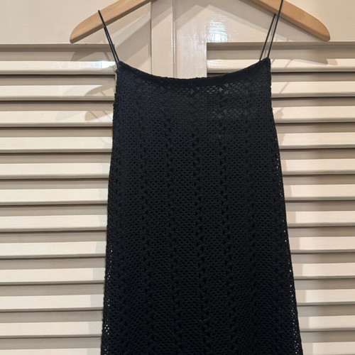 Black knitted dress Vanilla Fashion size medium like new
