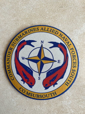 Patch Commander Submarines forces 2 pieces like new