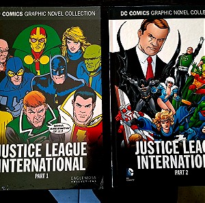 DC EAGLEMOSS Justice League International πακέτο δύο τόμοι πλήρες Superman Batman JLA Keith Giffen
