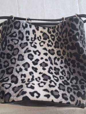 Animal Print Leopard Bucket Backpack in good condition