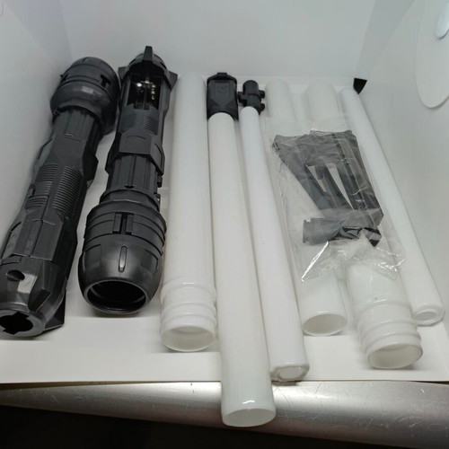 Star Wars lightsaber pair with LED lighting like new