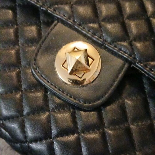Pierro Accessories crossbody bag like new, black and gold