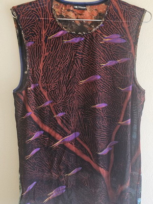 Grigioperla La Perla men's sleeveless shirt like new, large, colorful