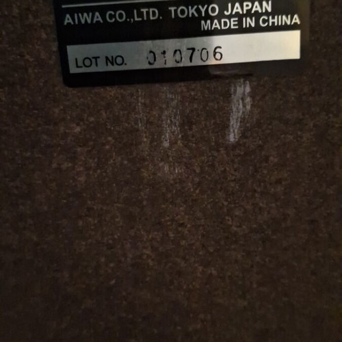 Aiwa NSX-NS215 stereo system used with 2 speakers, CD player, radio