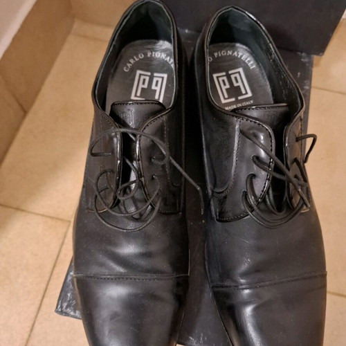 Carlo Pignatelli wedding shoes like new, size 43, black