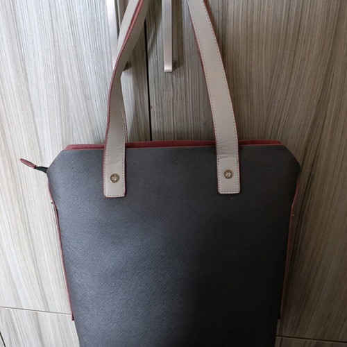 Doca women's shoulder bag used, gray