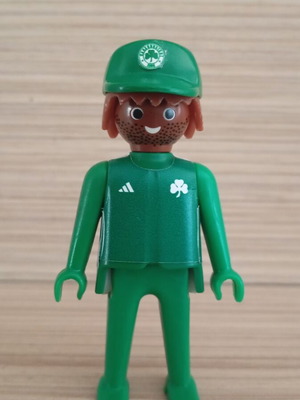 Playmobil Φίλαθλος ΠΑΟ σαν καινούργιο με σημαία και βάση στήριξης