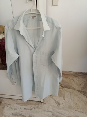 Christian Dior men's shirt used, light blue, size L